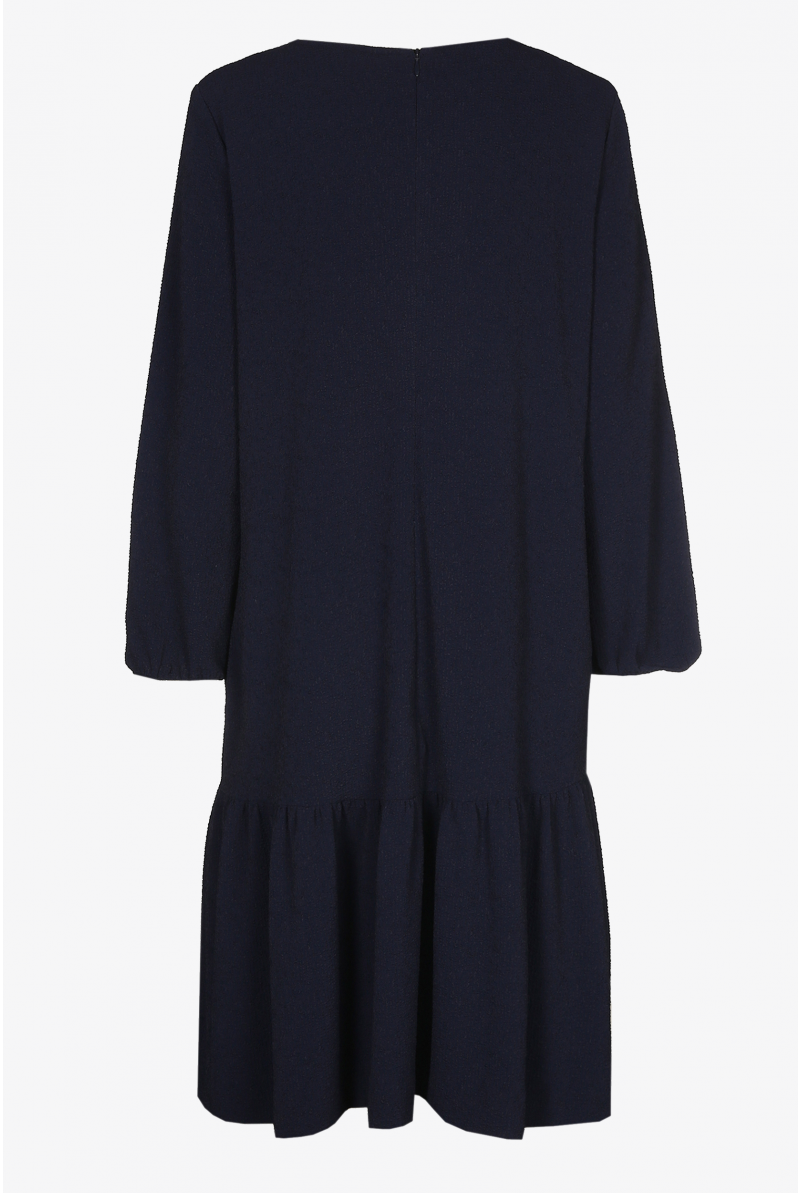 Robe midi à volant