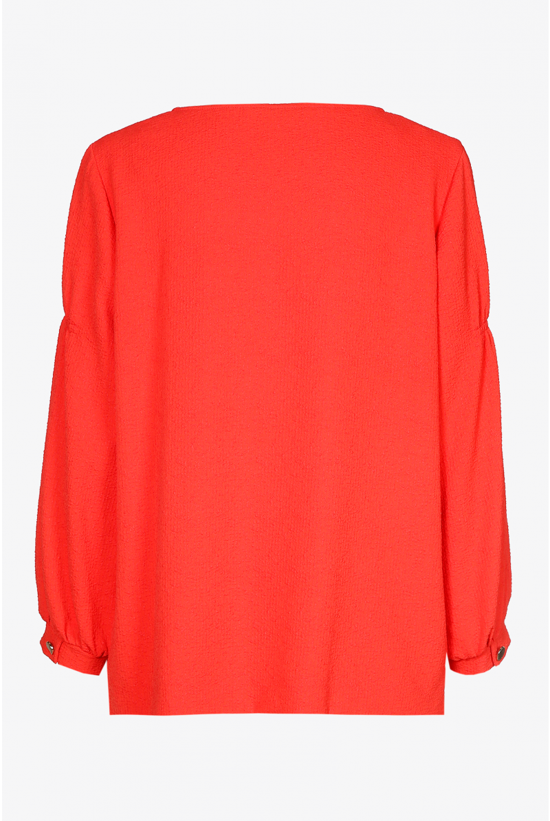 Blouse met ronde hals