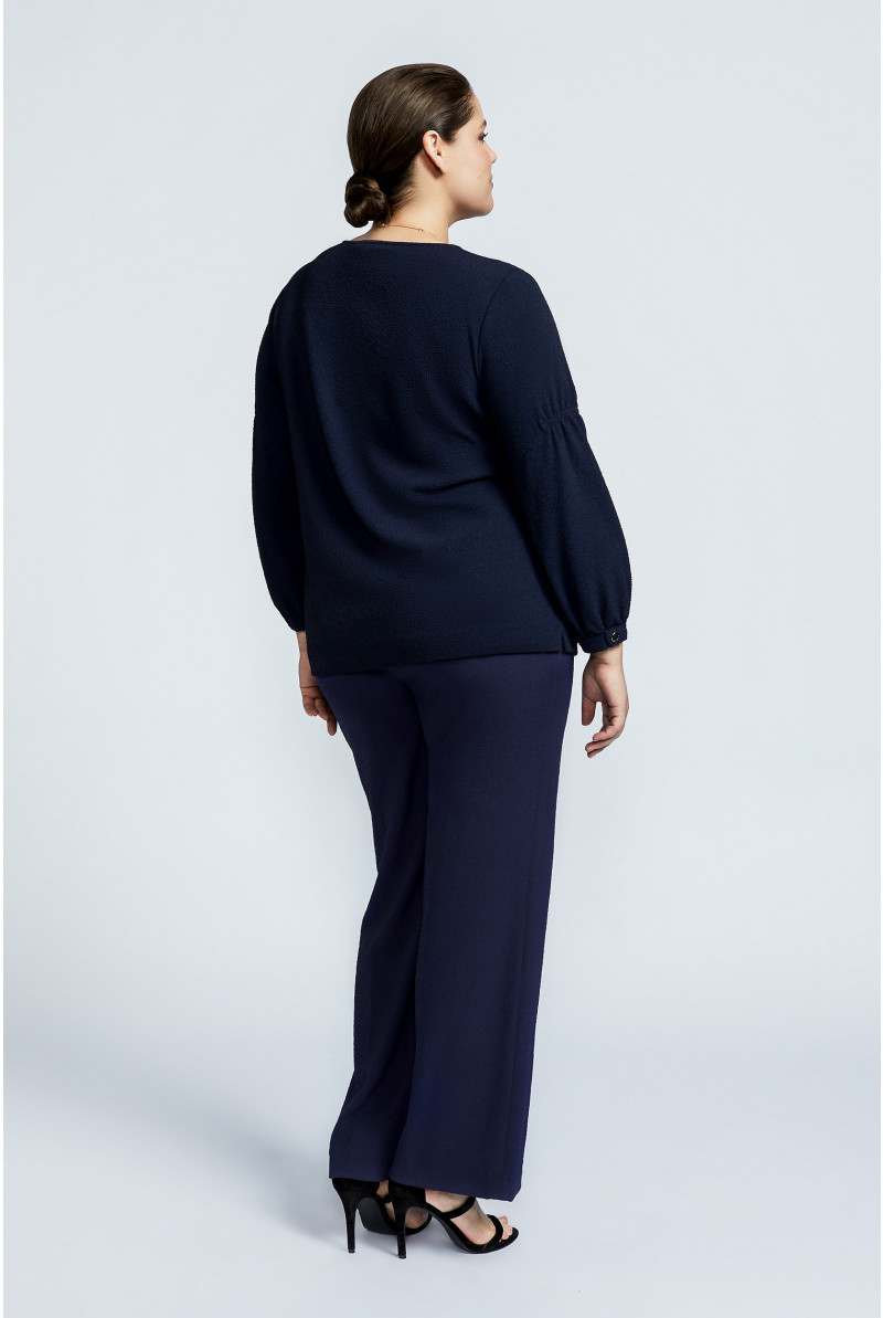 Blouse à encolure ronde