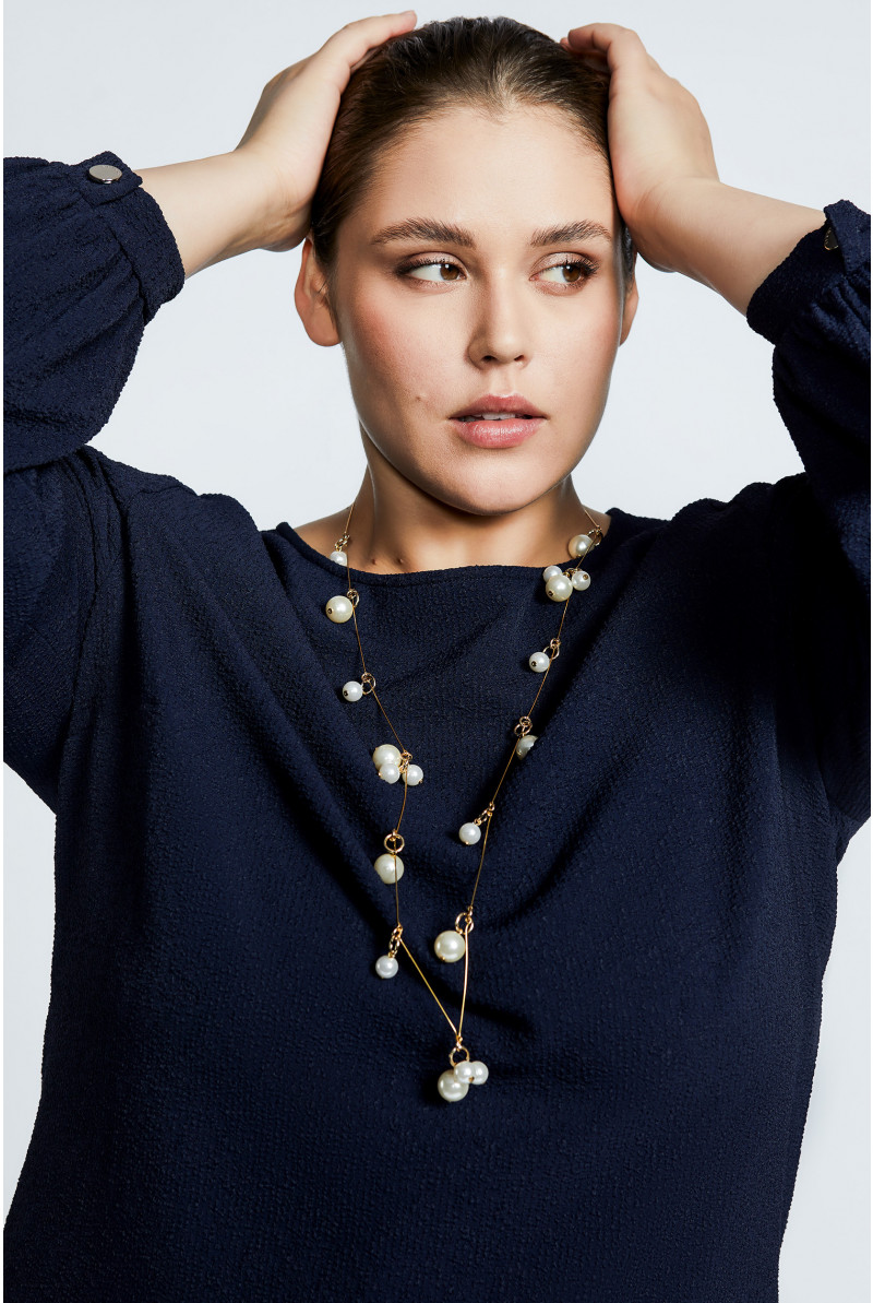 Blouse à encolure ronde