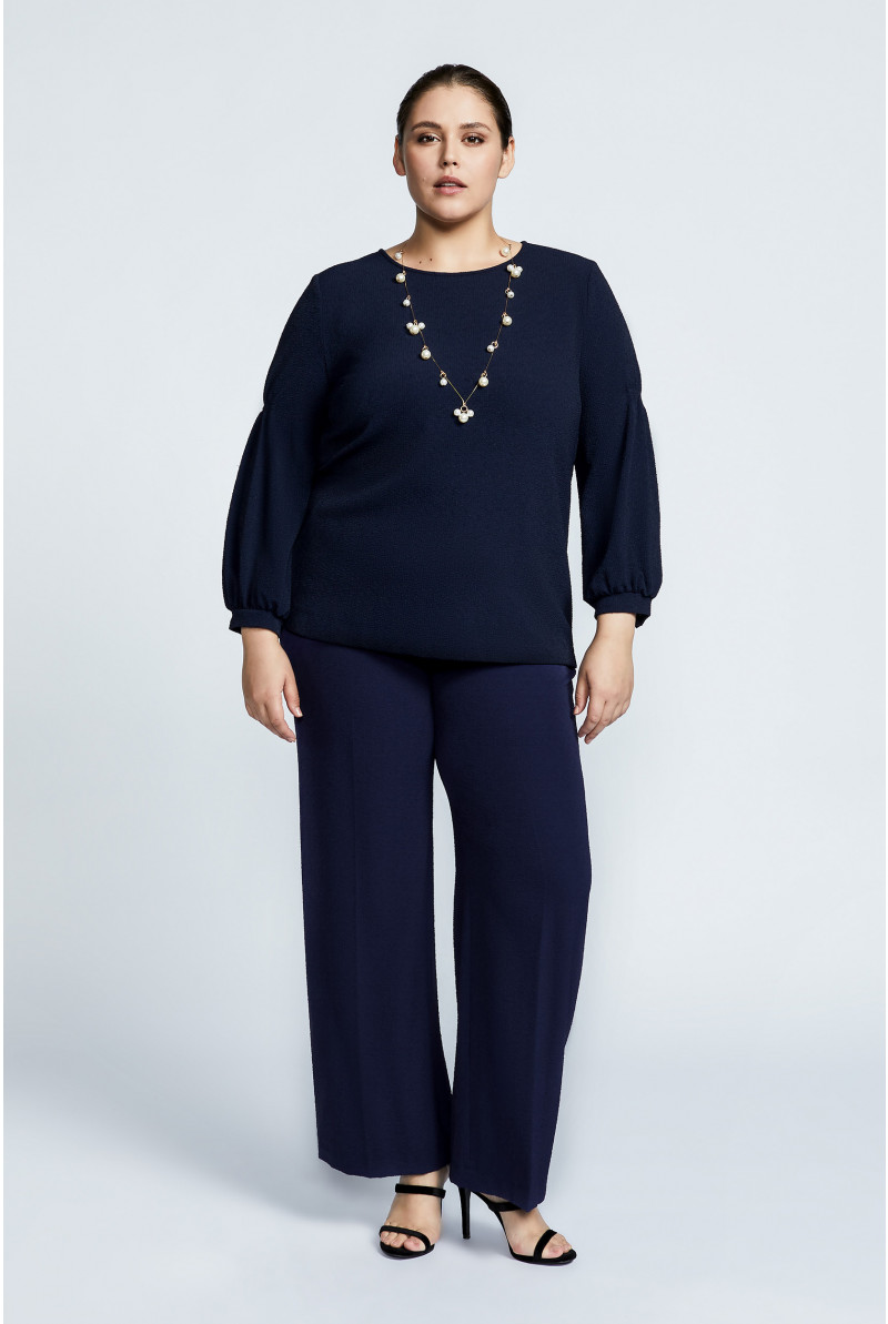 Blouse à encolure ronde