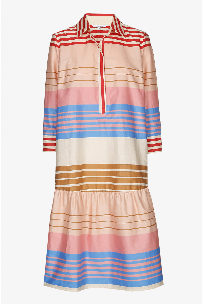 Roche-chemise multicolore