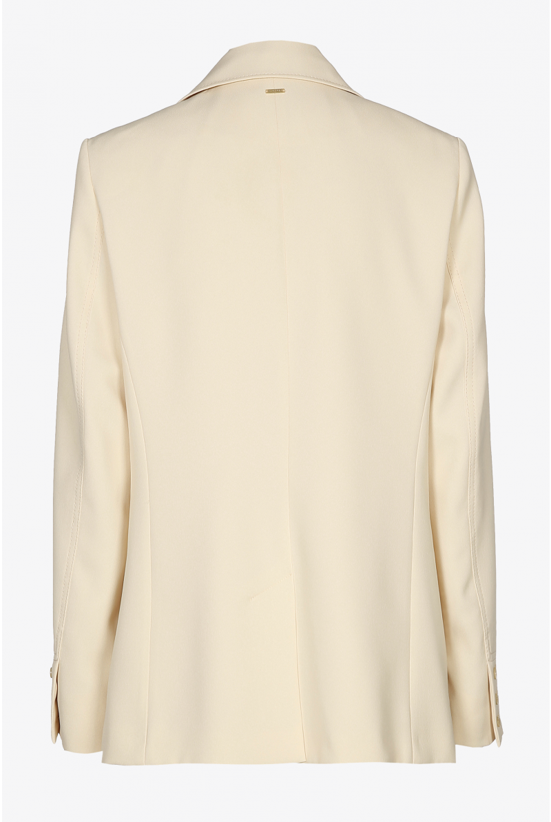 Straight blazer with pockets