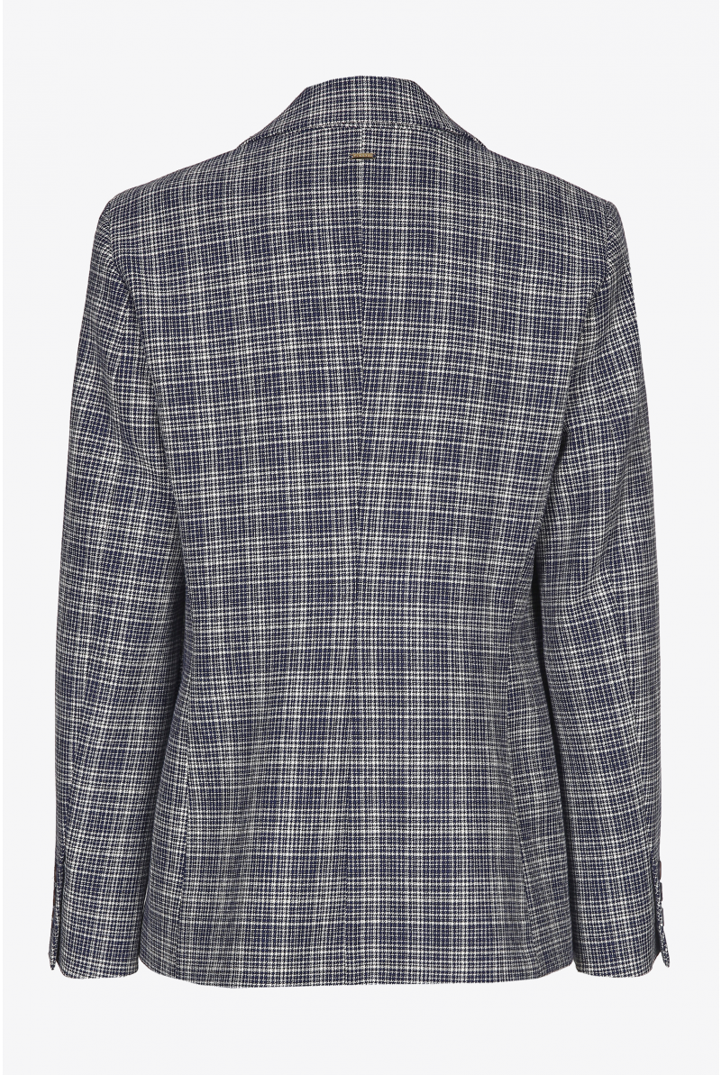Rechte blazer met zakken