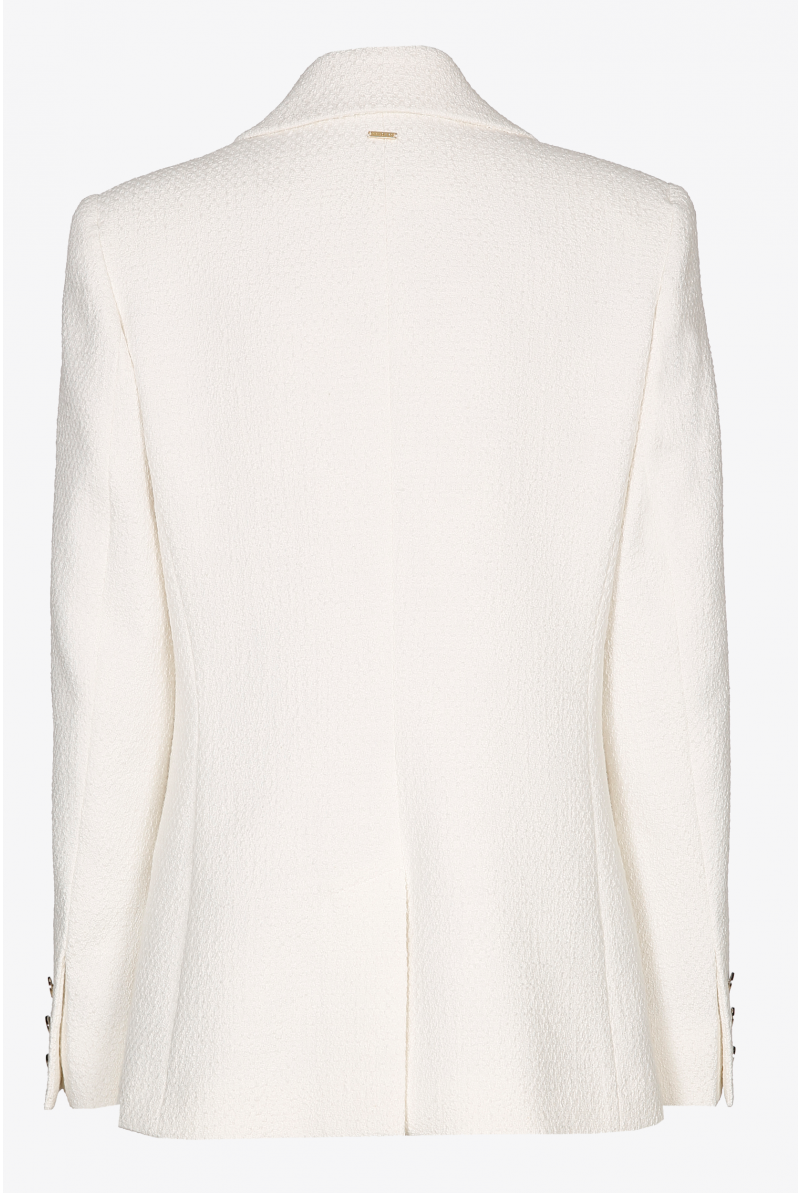 Blazer with double row of buttons