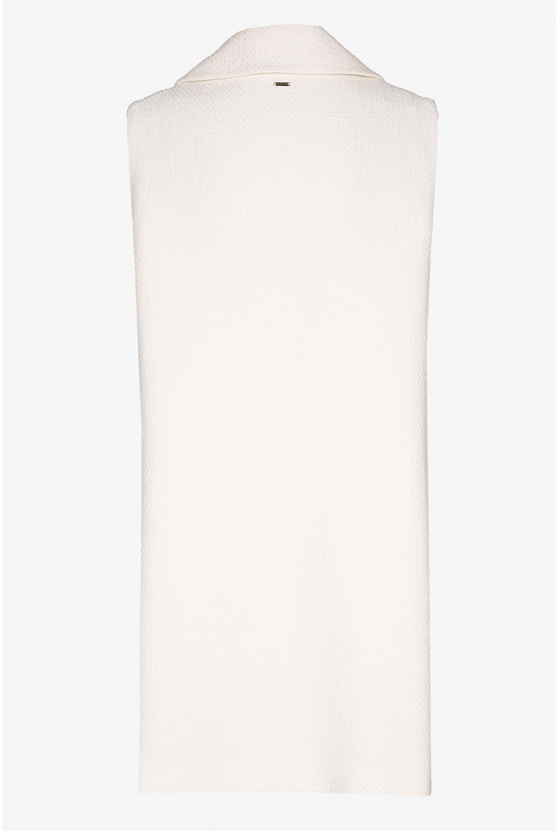 Veste sans manches avec double rangée de boutons