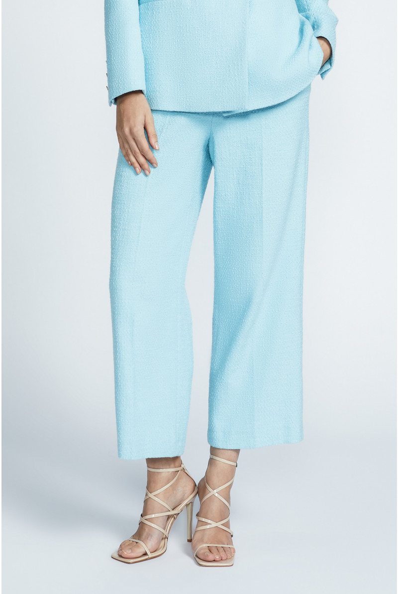 Pantalon en bouclé