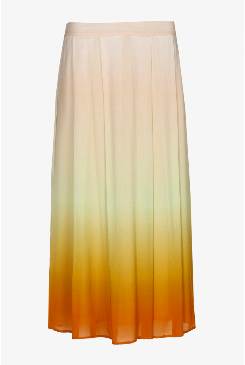 Maxi skirt with gradient