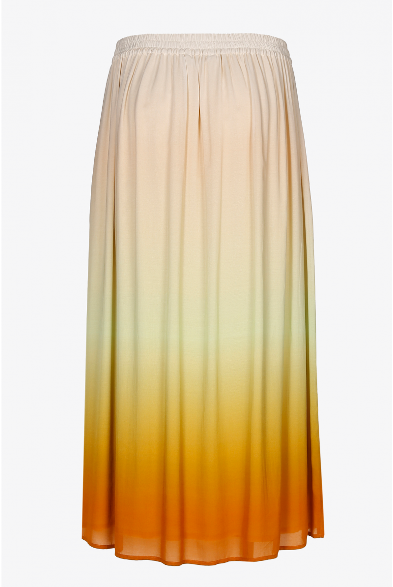 Maxi skirt with gradient