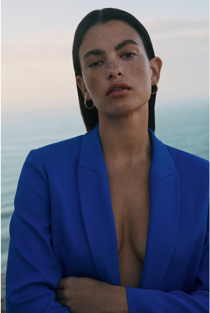 Blazer in bubble viscose