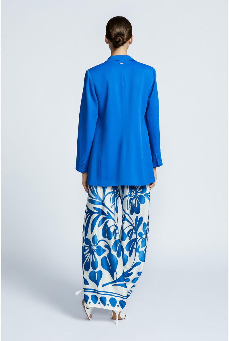 Blazer in bubble viscose