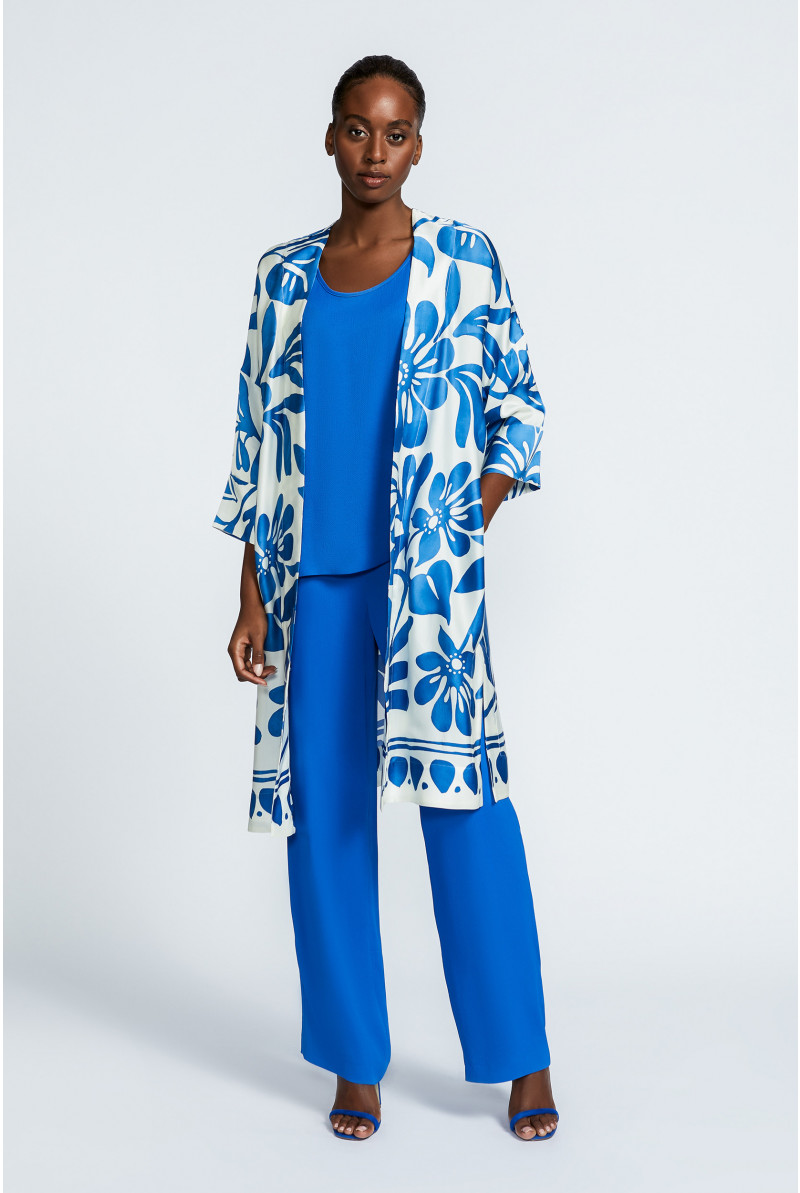 Kimono met bloemenprint