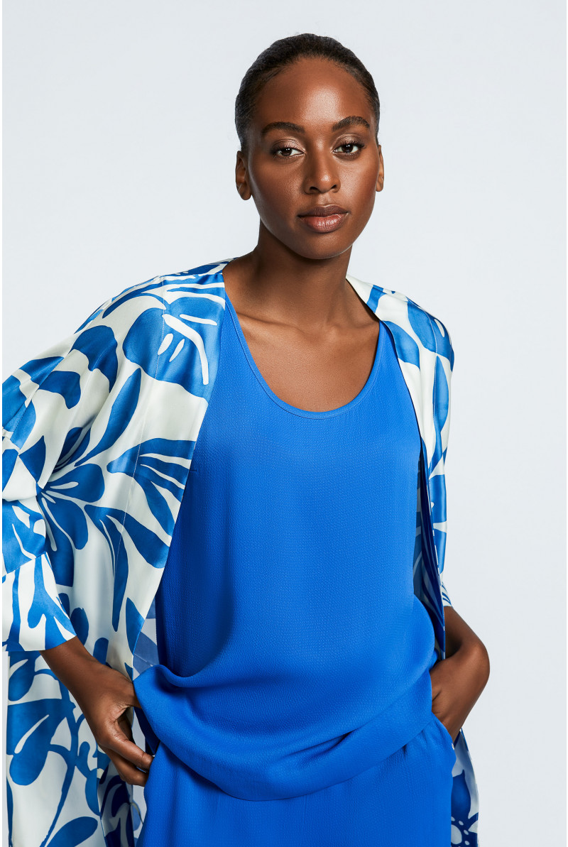 Kimono met bloemenprint