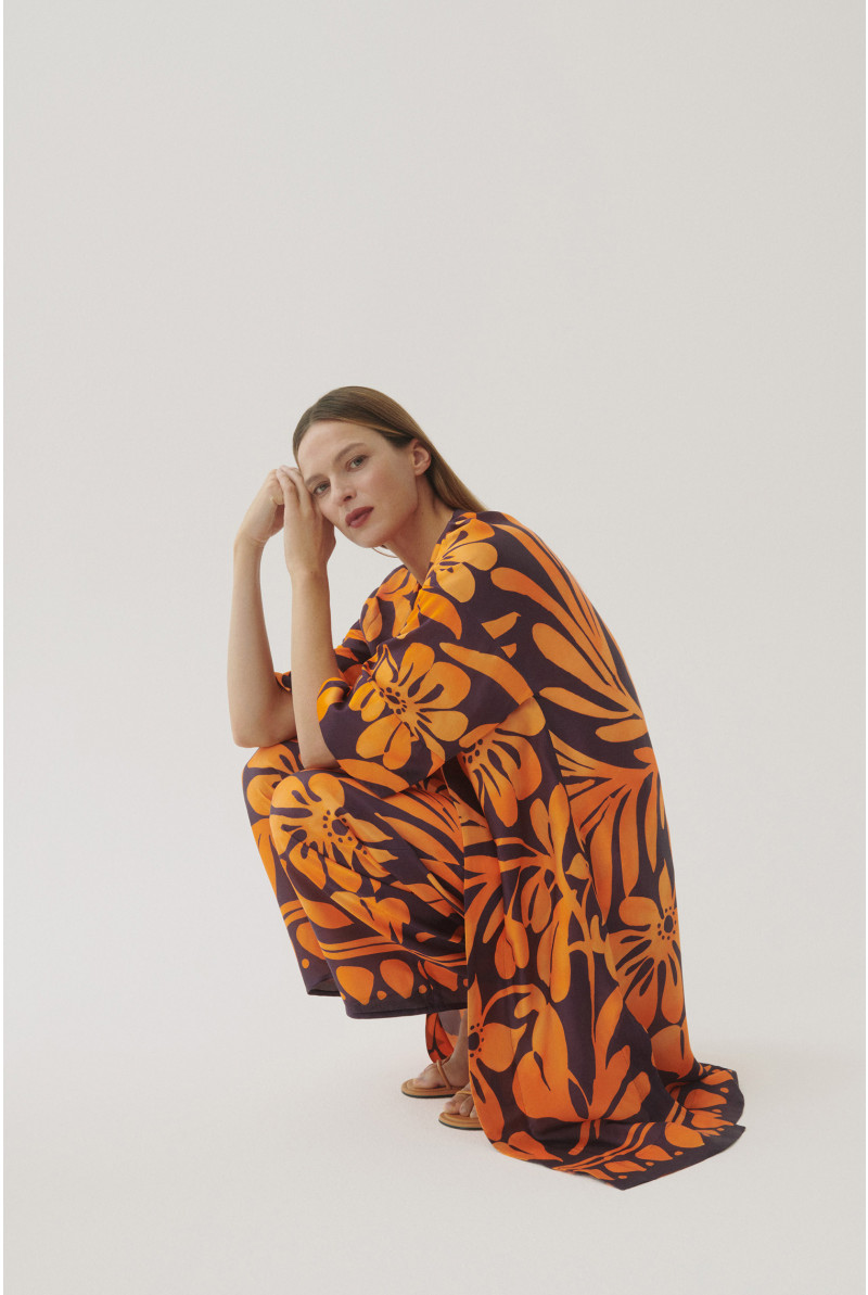 Kimono à motif floral