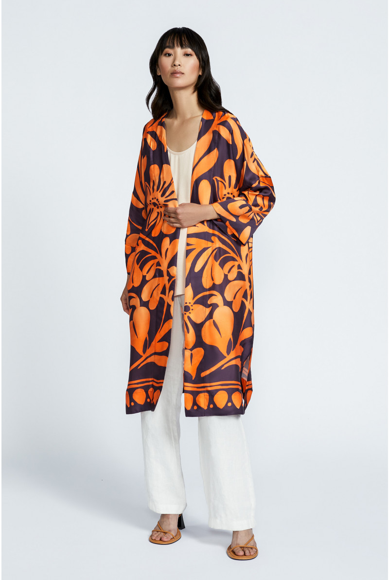dyb Mysterium offer Kimono à motif floral