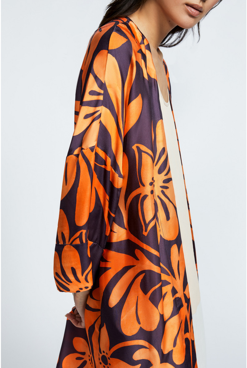 Kimono à motif floral
