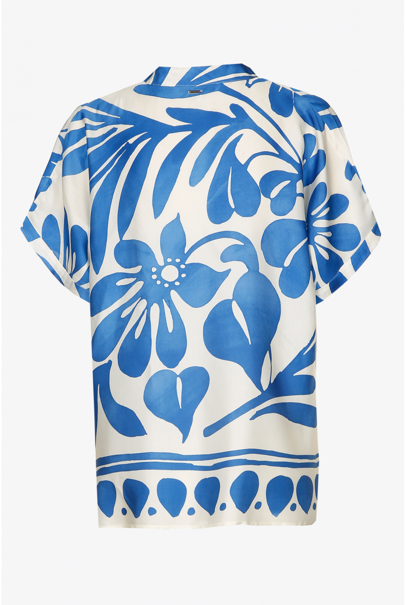 Blouse met bloemenprint