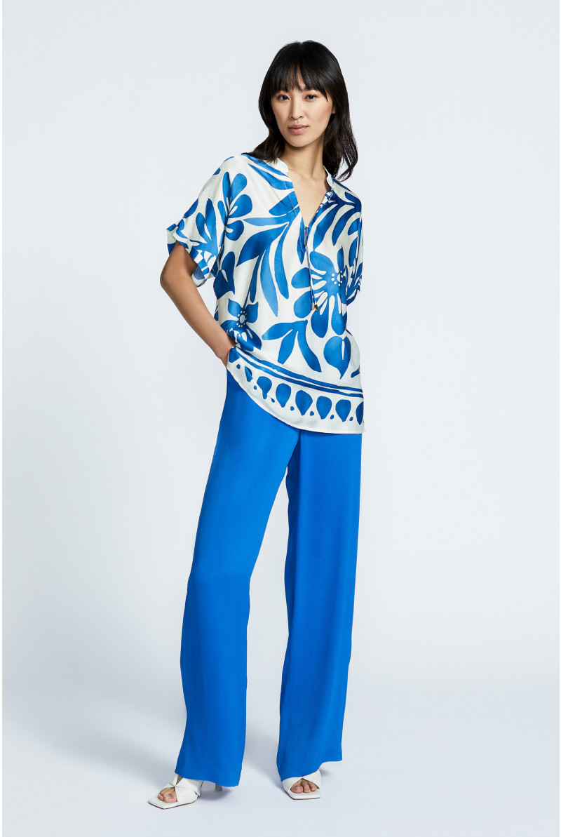 Blouse met bloemenprint