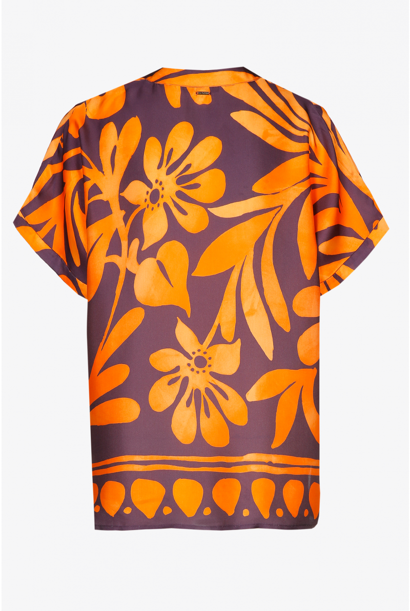 Blouse met bloemenprint