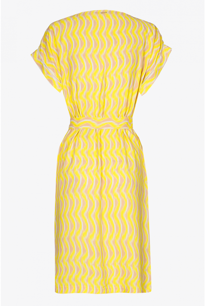 Robe courte en crêpe
