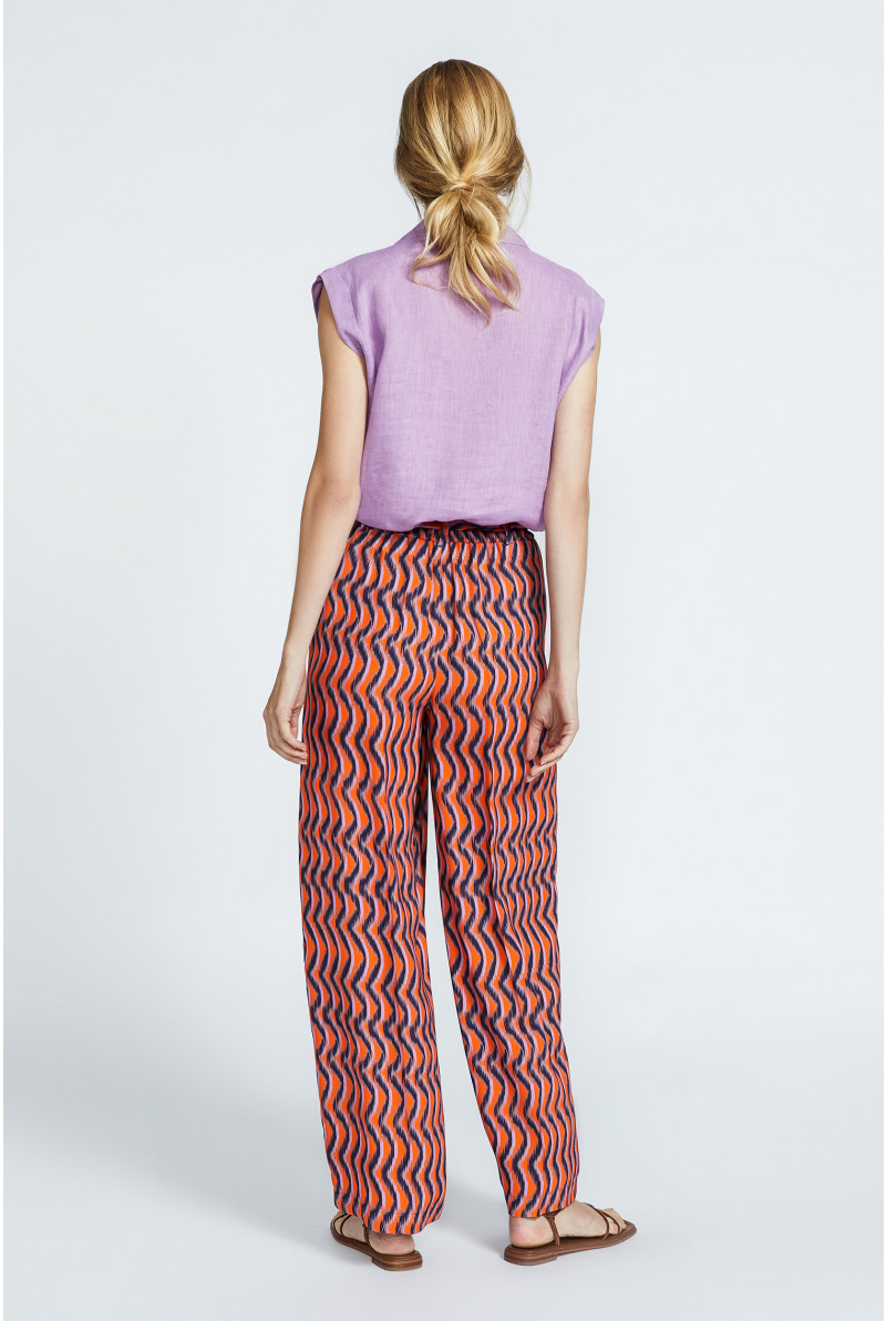 Pantalon en crêpe