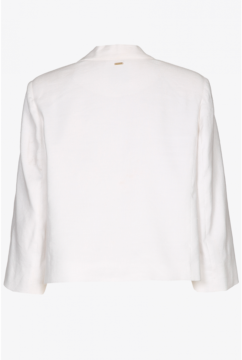 Korte blazer met wijde mouwen