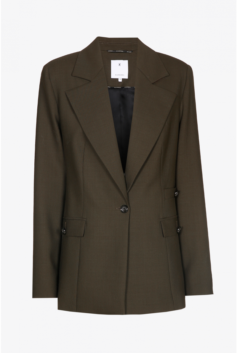 Blazer mit Reverskragen