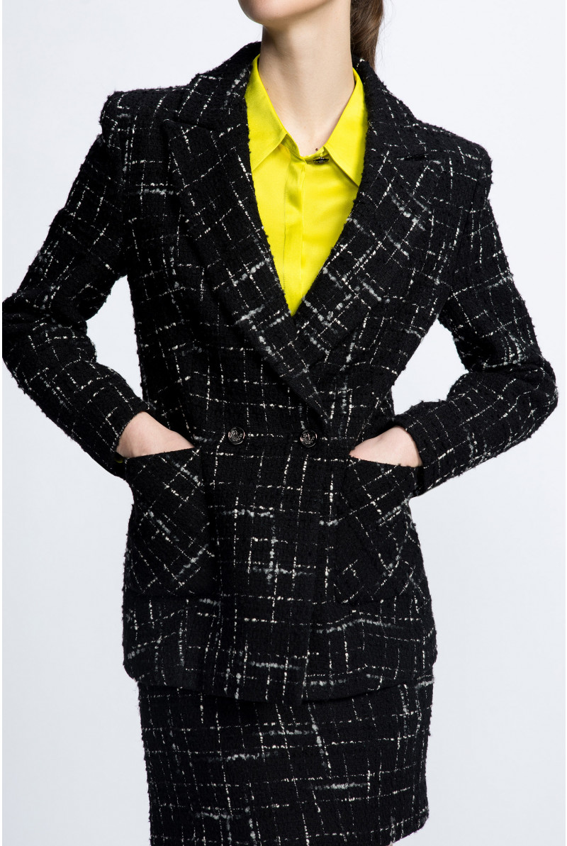 Blazer à double boutonnage