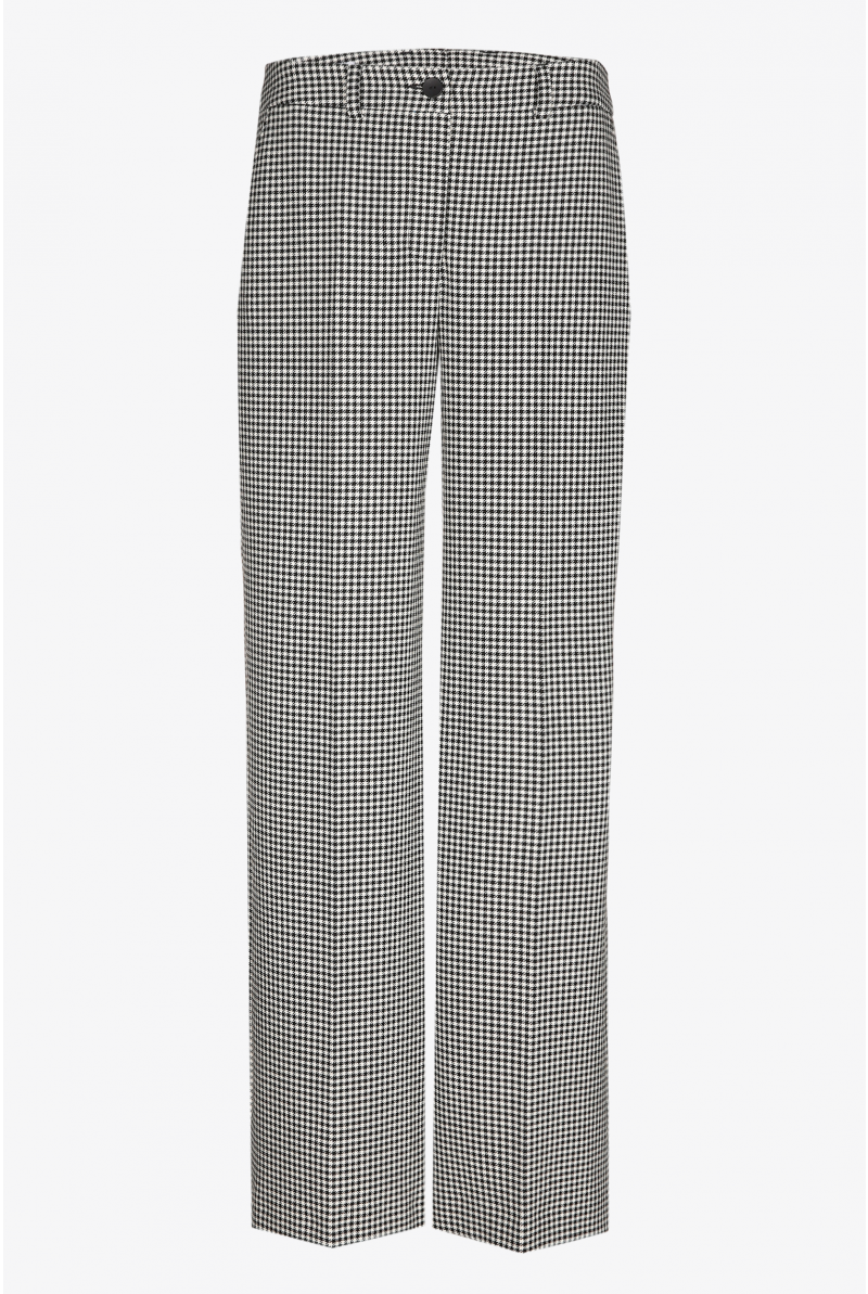 Formelle Hose mit Hahnentrittmuster