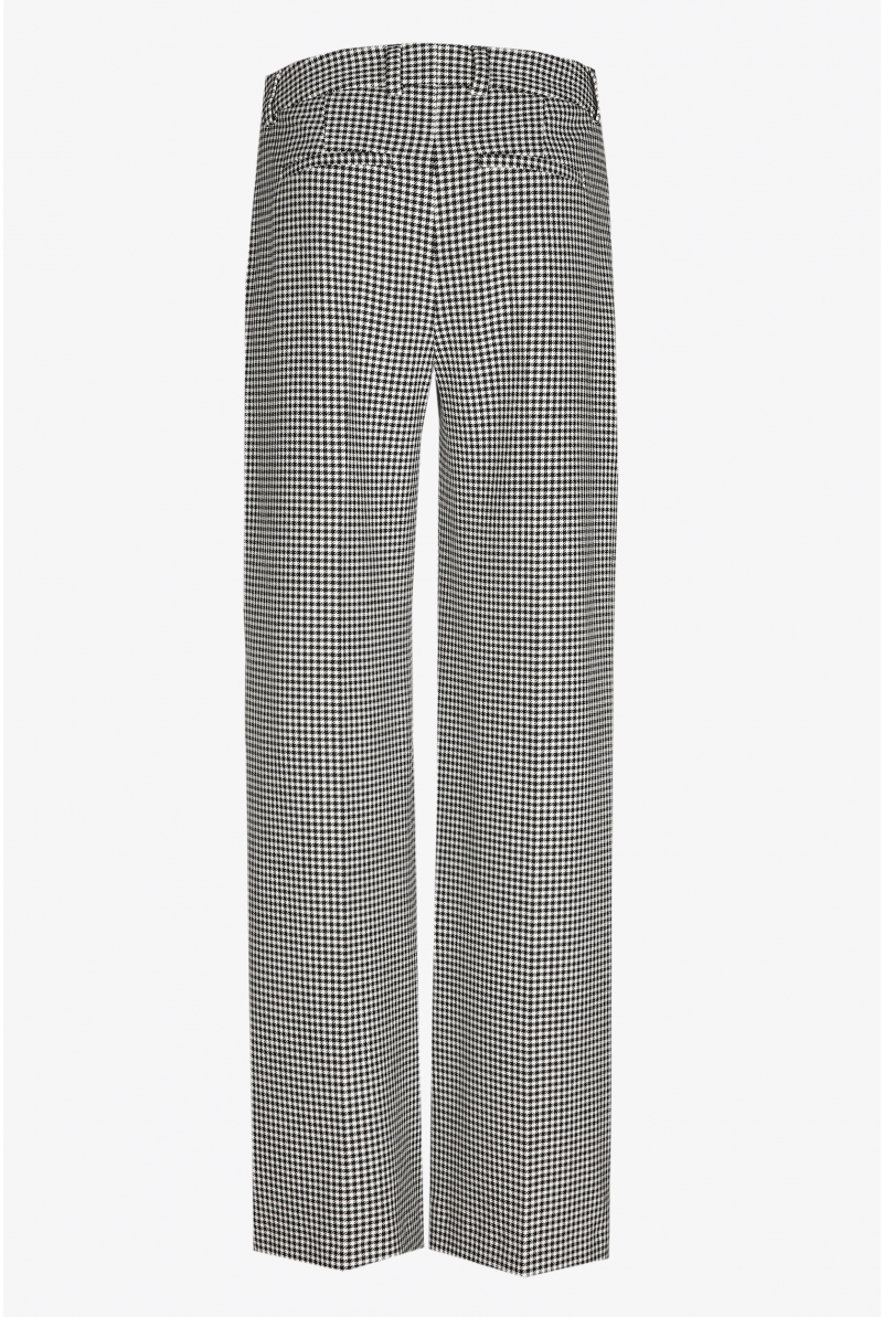 Formelle Hose mit Hahnentrittmuster