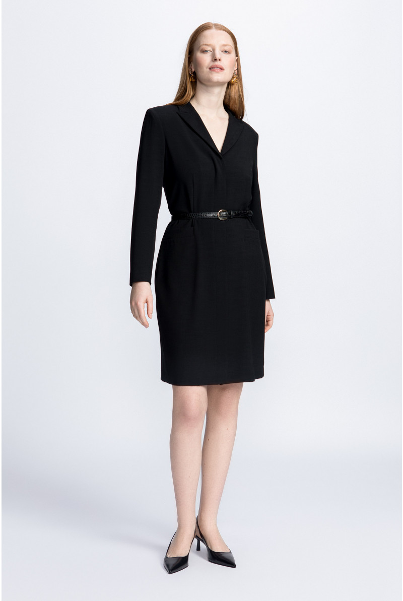 Midi shirt dress