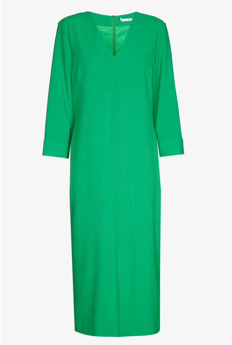 Robe midi à encolure en V