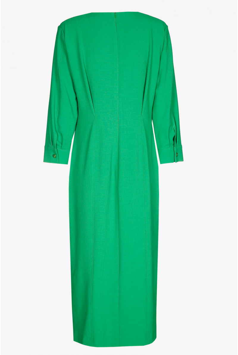 Robe midi à encolure en V