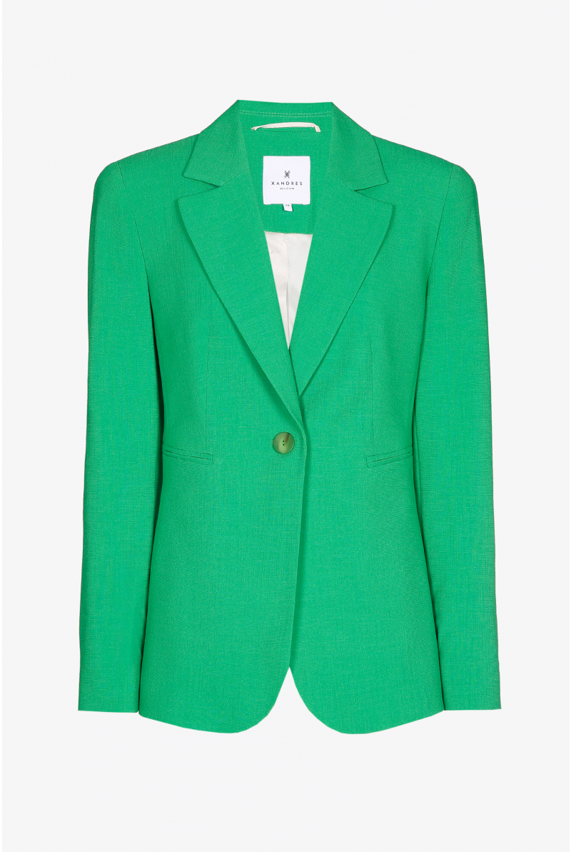 Taillierter Blazer aus Ecovero-Viskose