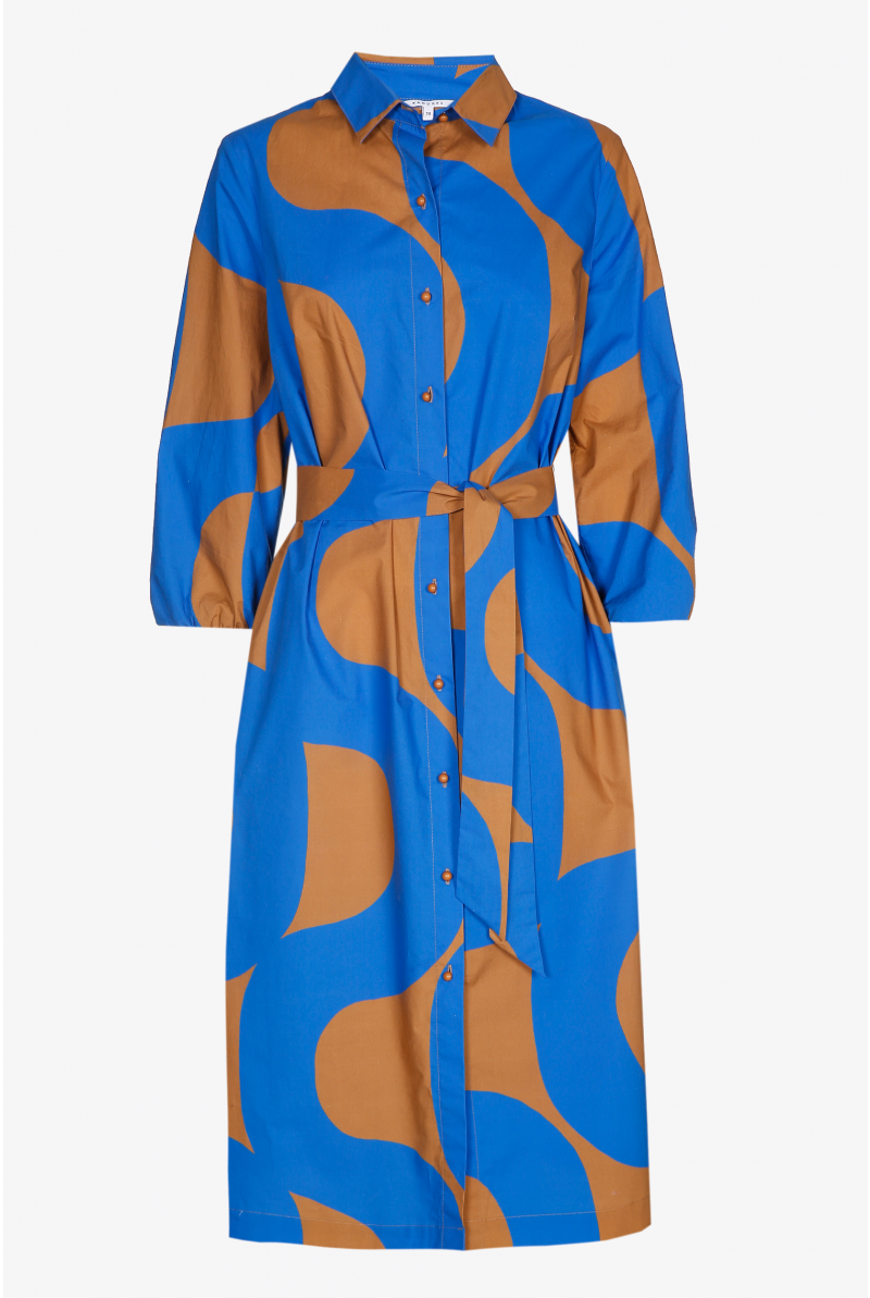 Mid-length cotton dress
