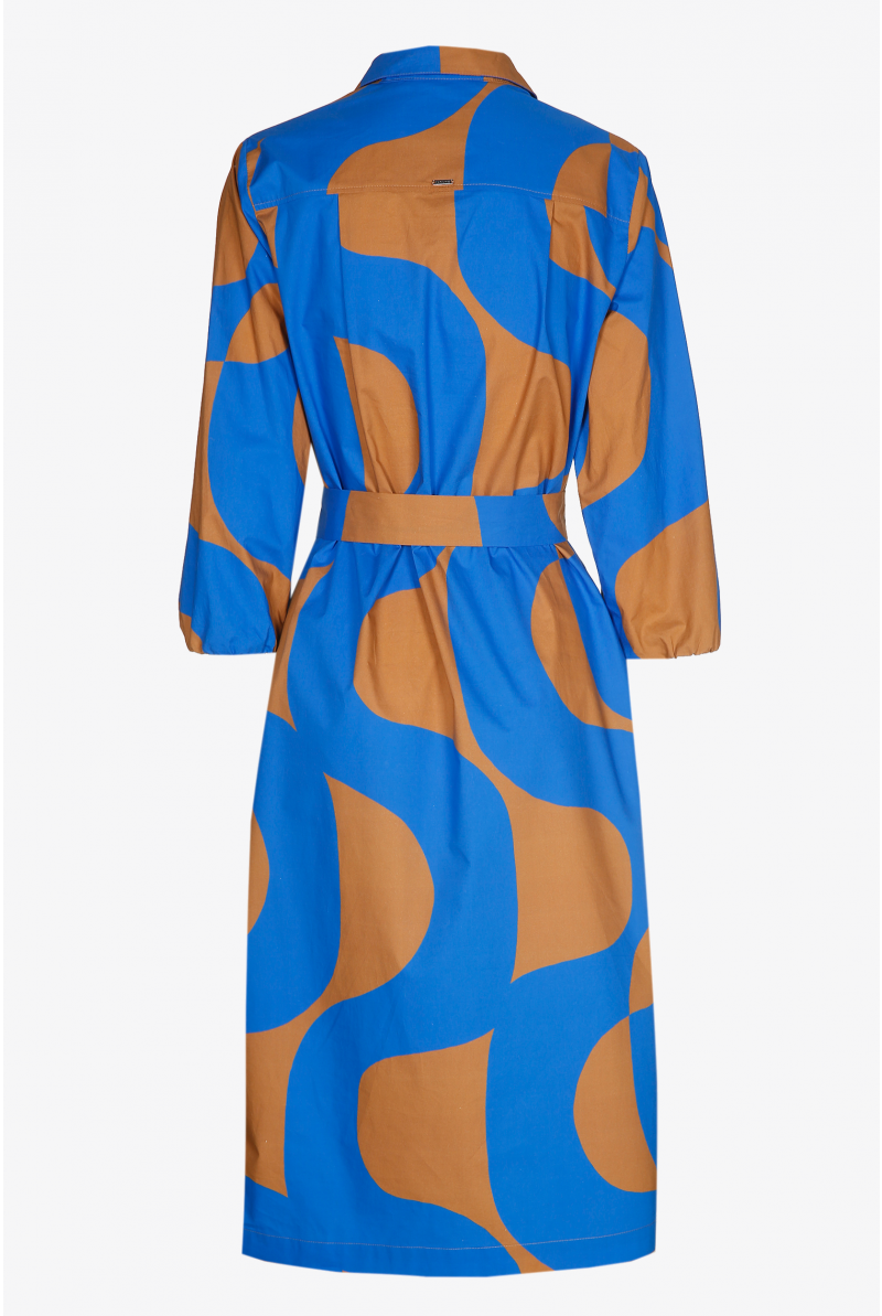 Mid-length cotton dress