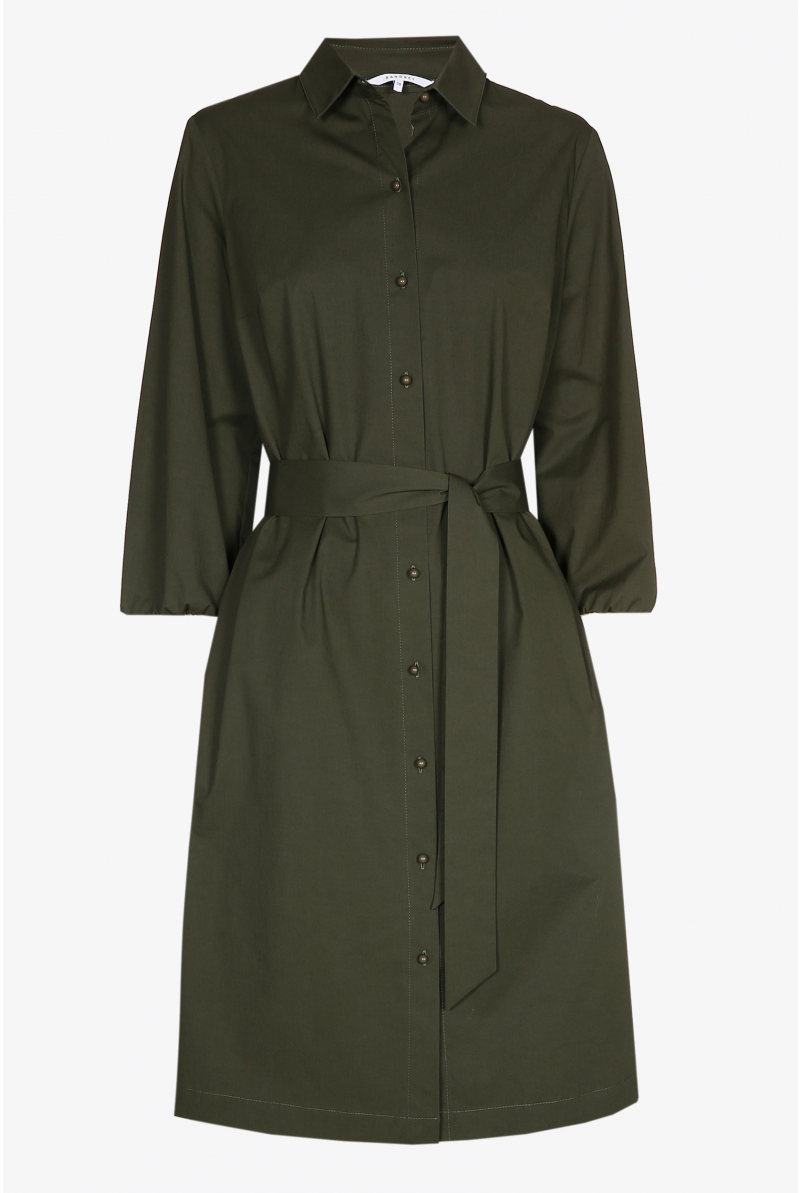 Mid-length cotton dress