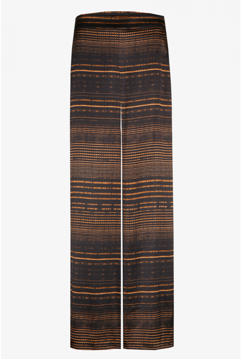 Relaxed trousers with print