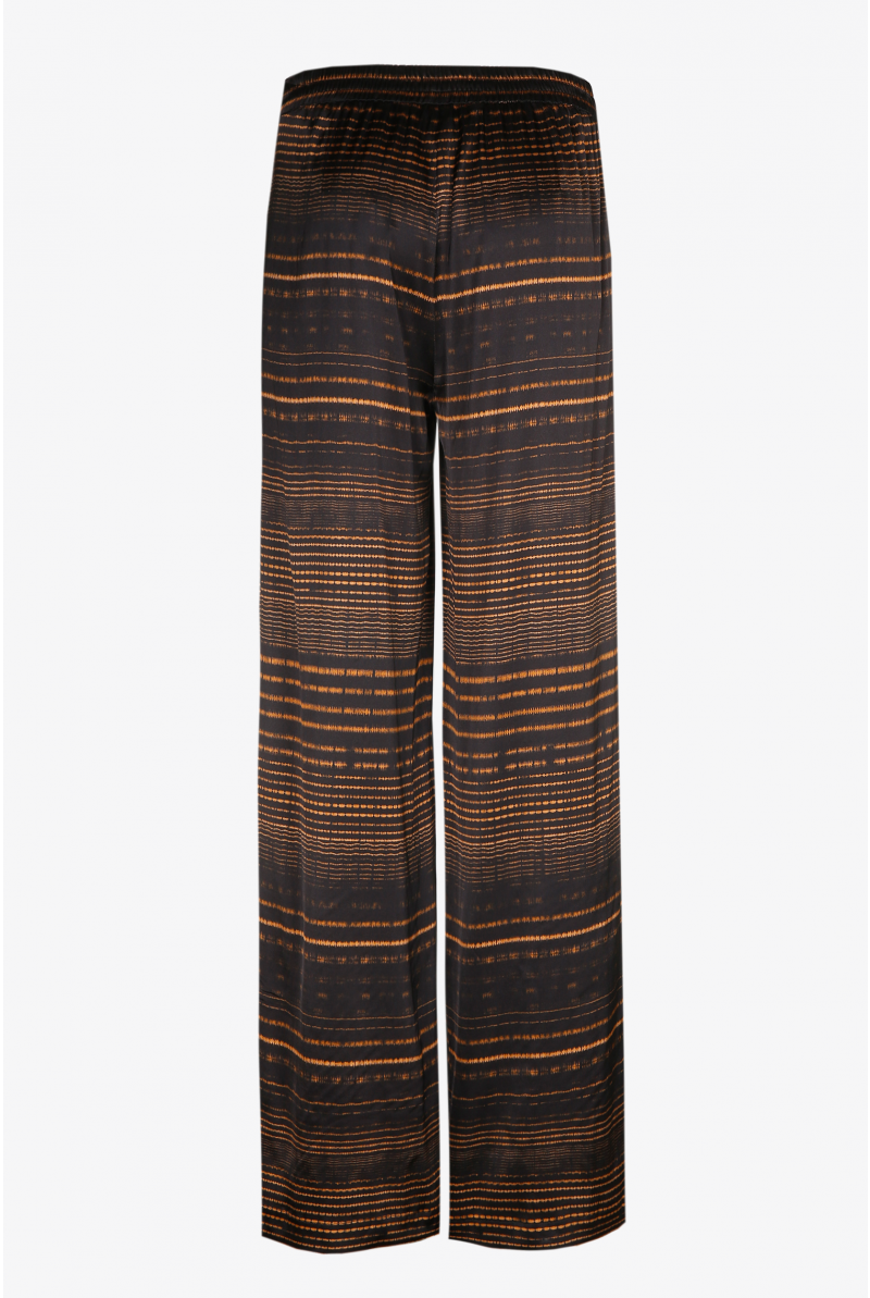 Relaxed trousers with print