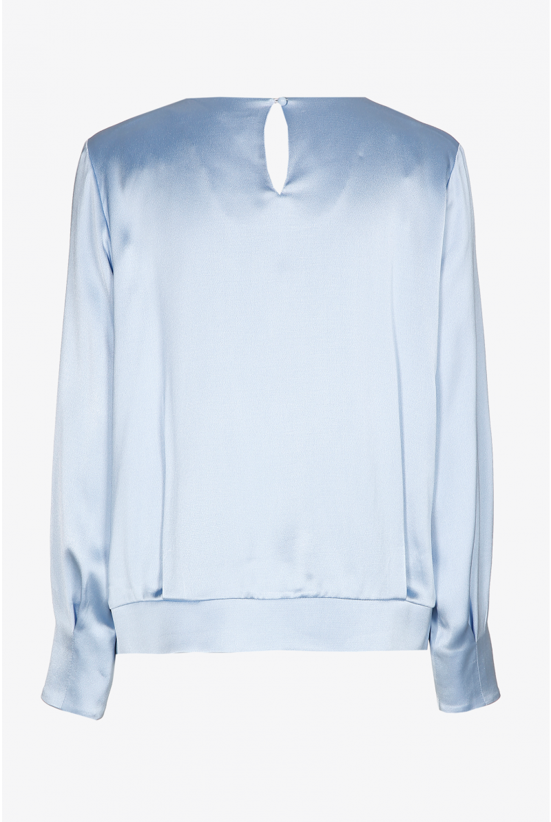 Blouse satinée