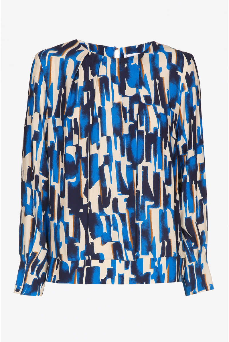 Blouse with print