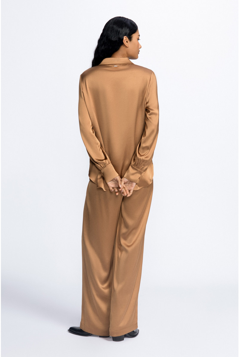 Pantalon satiné