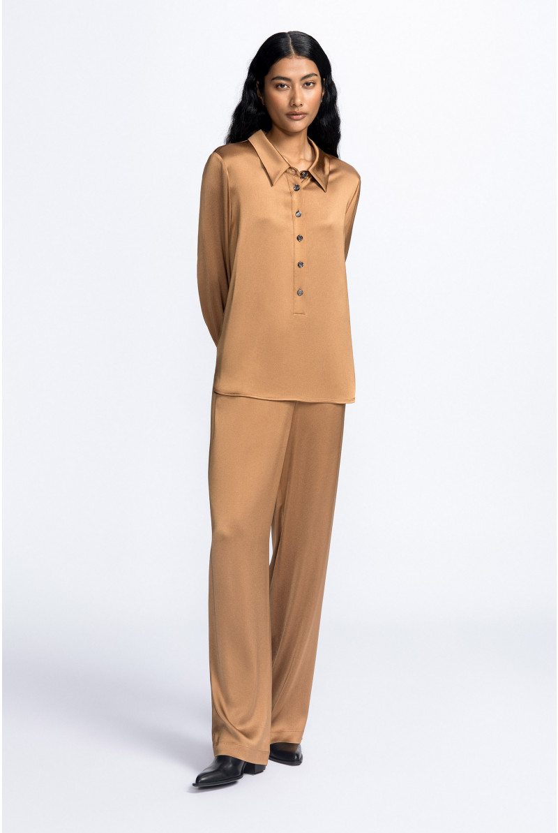 Pantalon satiné