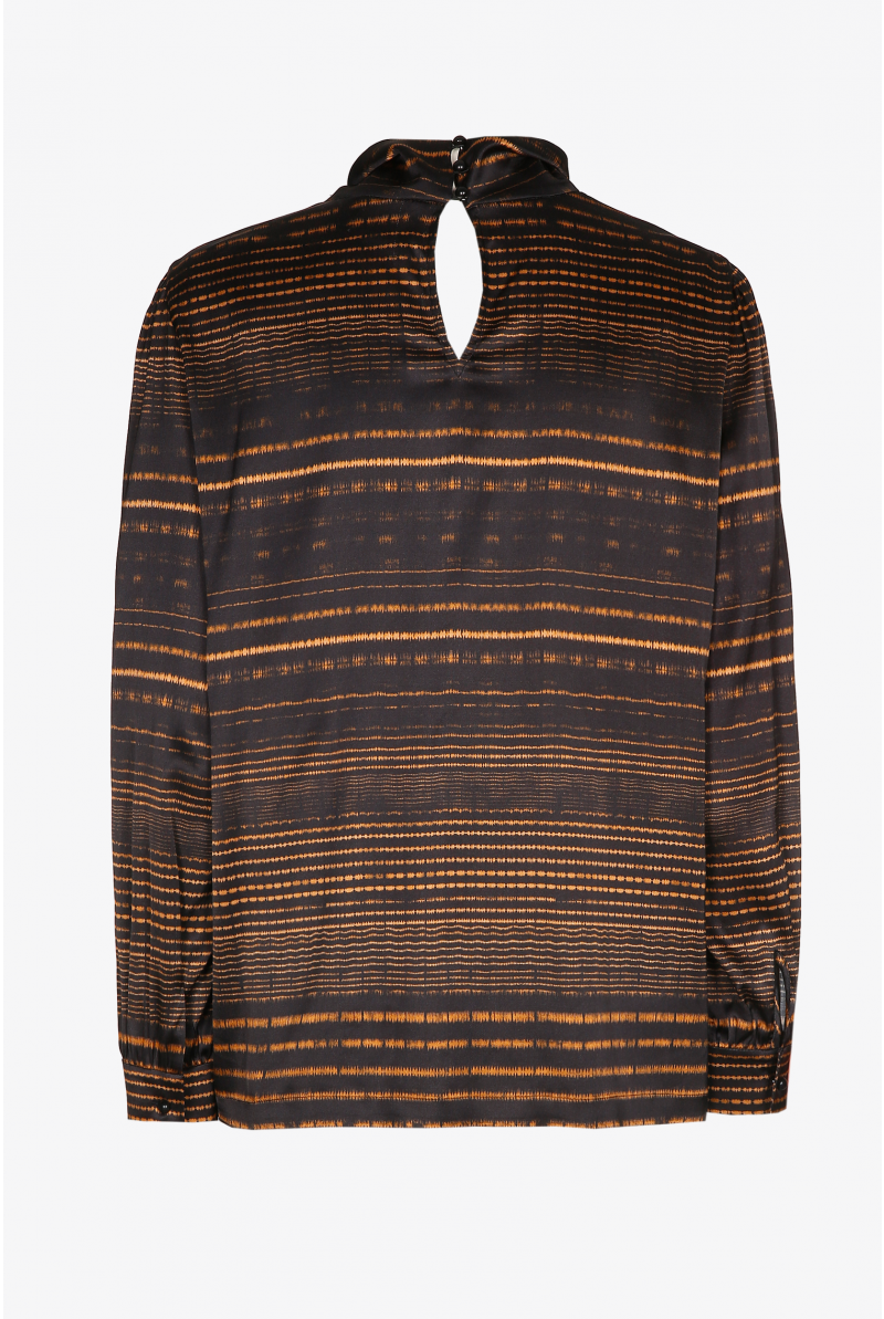 Blouse with graphic print
