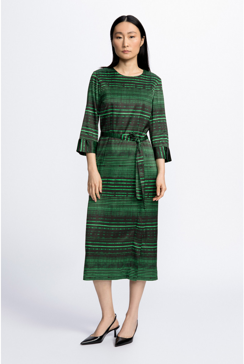 Dress with graphic print