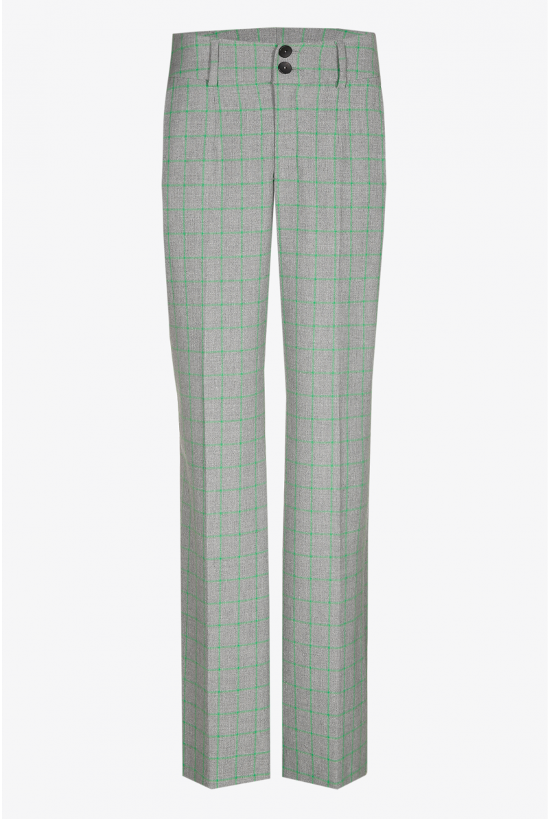 Karohose mit weitem Bein