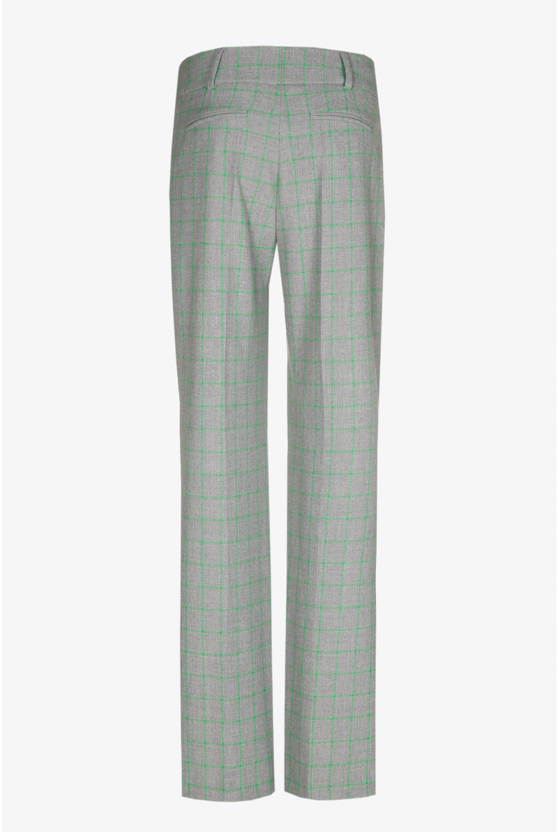Karohose mit weitem Bein