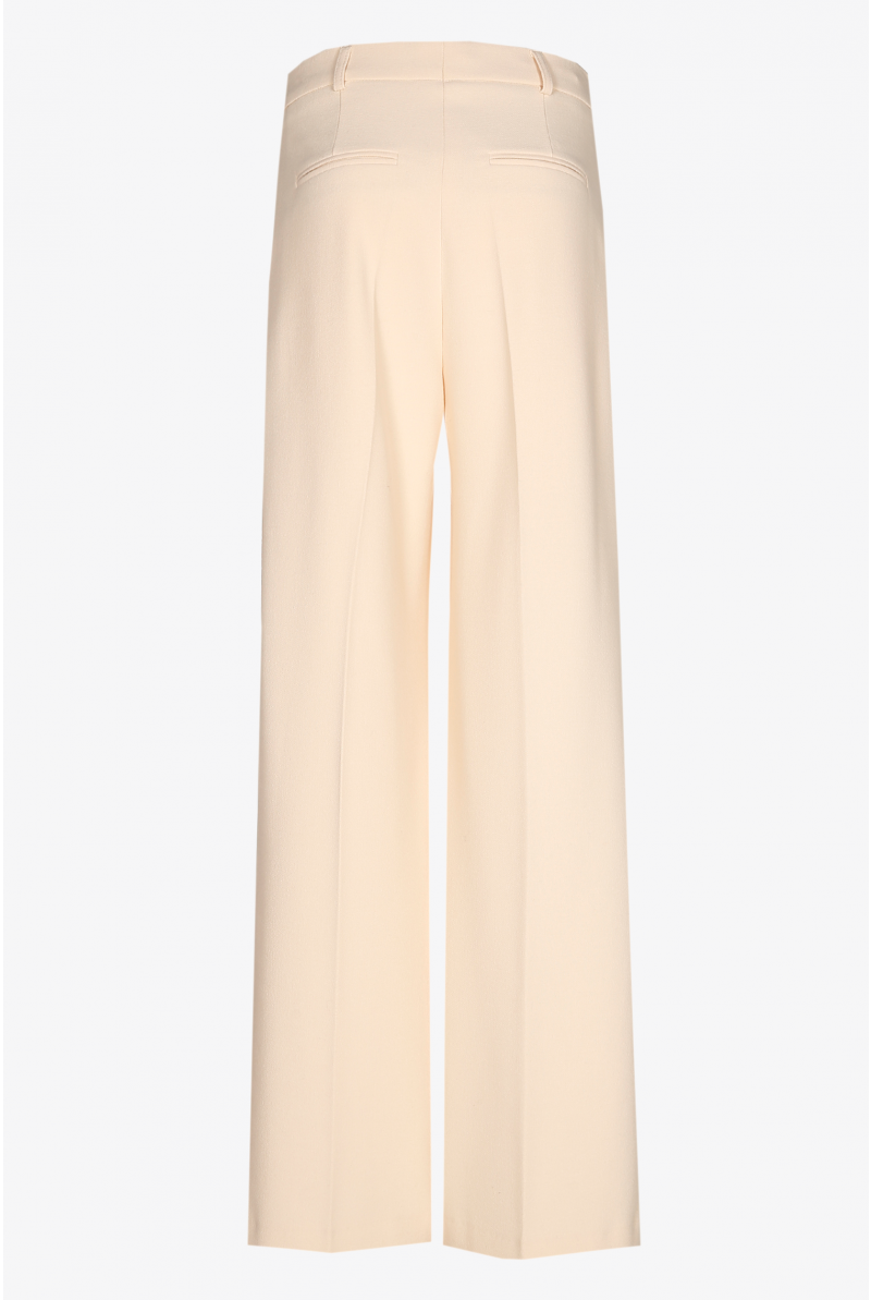 Pantalon en sergé à jambes larges