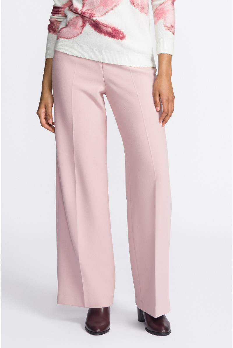 Twillhose mit weitem Bein