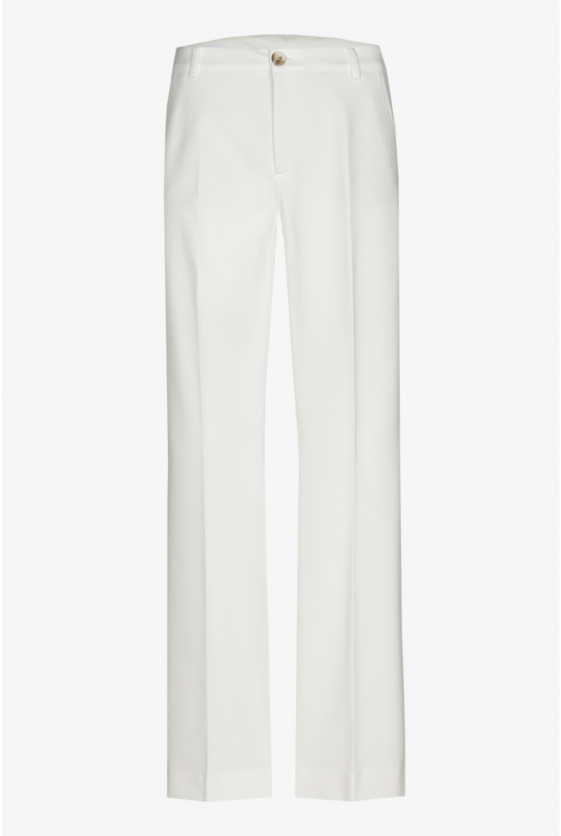 Stretchy trousers with narrow legs